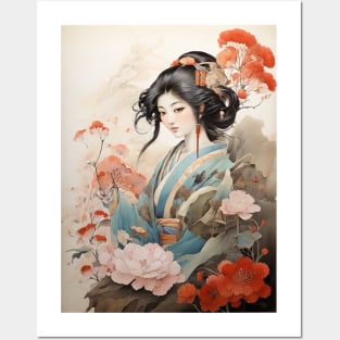 Japanese Ancient Art Painting Posters and Art